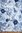Joustava painettu puuvillakangas indigokukka sinivalkoinen