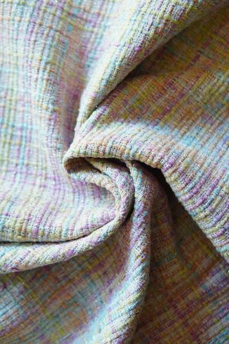 Tweed boucle "chanel" pastelli-lurex