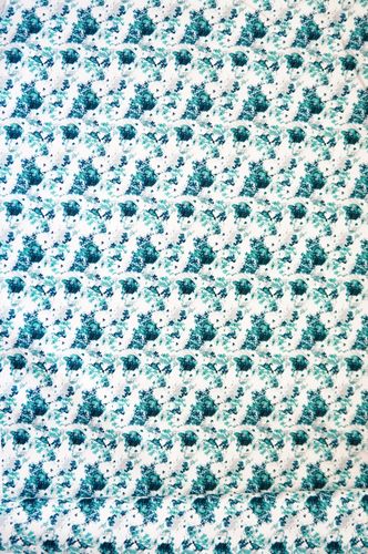 Stretch cotton printed small flowers