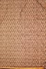 Sequin embroidered tulle fabric dark brown