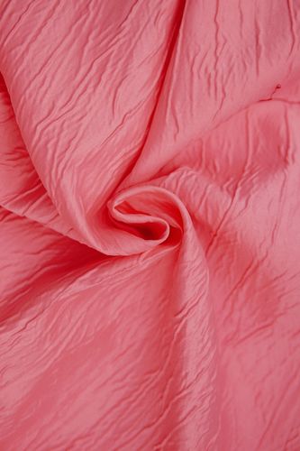 Silk cotton fabric marzipan pink