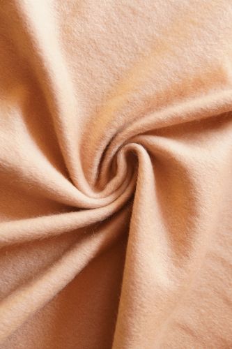 Wool mohair coat fabric beige
