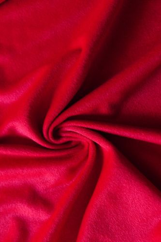 Wool mohair coat fabric red