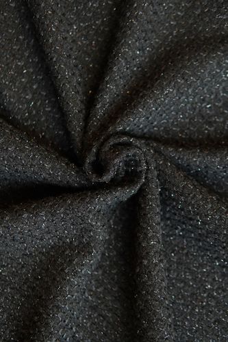 Coat fabric "chanel" black