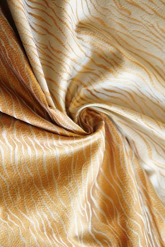 Lurex fabric double face white-gold
