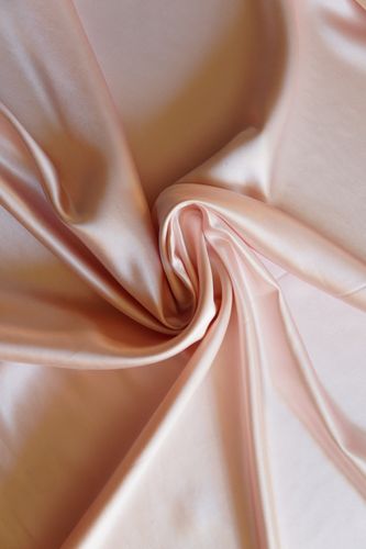 Silk cotton peachy pink