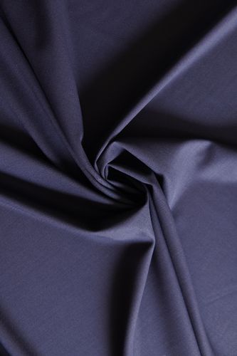 Wool fabric panama navy blue