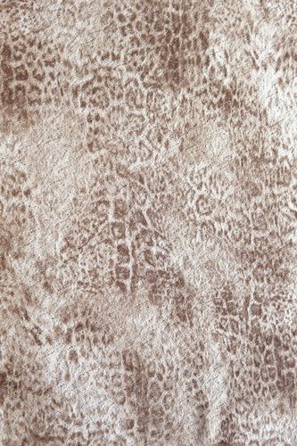 Silk knit leopard brown