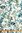 Cotton fabric stretch printed white-green