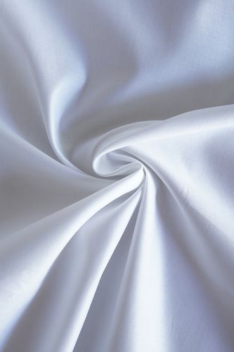 Cotton shirt fabric white